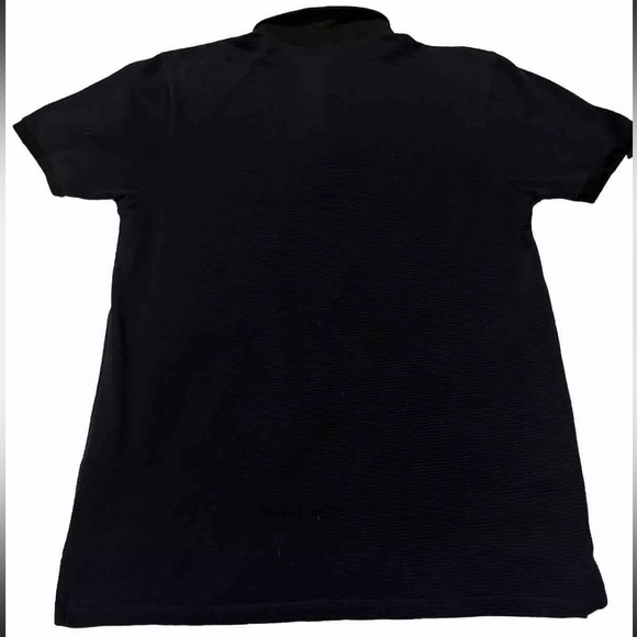 Zoo York Polo Shirt Mens Medium Short Sleeve Black Cotton Embroidered Collared T - Picture 3 of 3